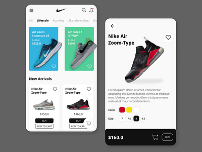 eCommerce Nike Shoes App