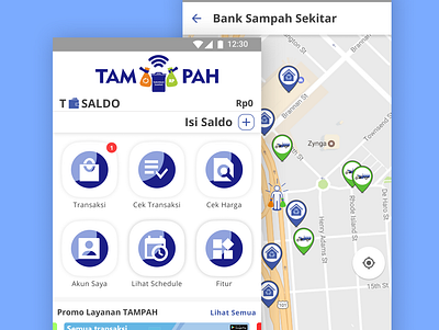 Ecommerce Tampah Mobile Apps app design