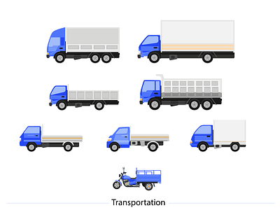 Illustration Indonesian Transportation app design flat icon illustration illustrator vector website