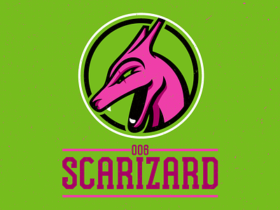 Scarizard charizard derby logo providence roller scarizard
