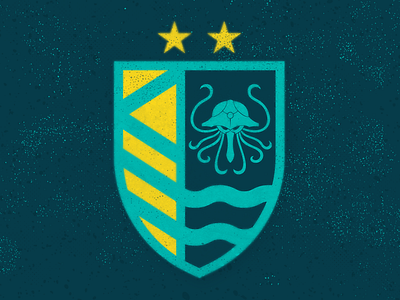 Sevii Islands FC crest football indigo league pokemon sevii soccer tentacruel