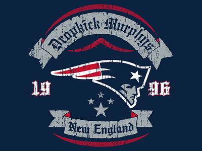 Dropkick Murphys x New England Patriots dropkick murphys myteammycity nfl patriots