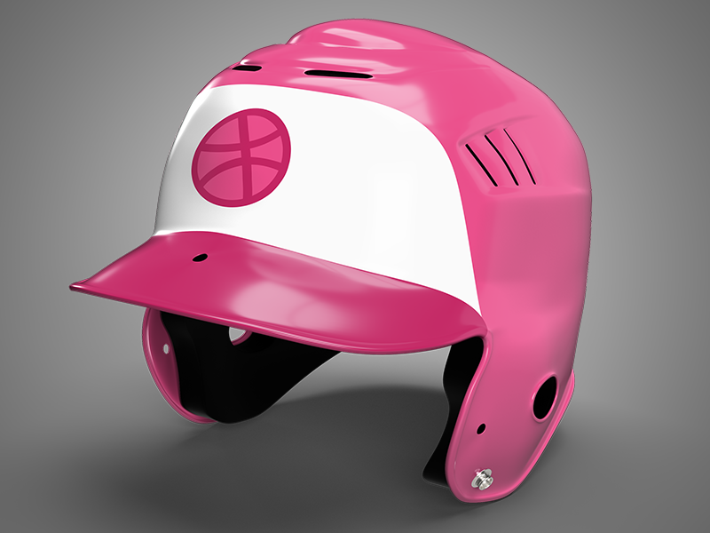 Download Batting Helmet Mockup by Jimmy Nutini on Dribbble