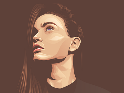 Women in Dark coreldraw design illustration portrait portrait illustration vector vector art vectorart