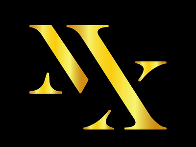 MX Monogram logo elegant modern monogram simple