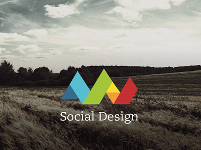 Social network for designers branding idea identity logo web