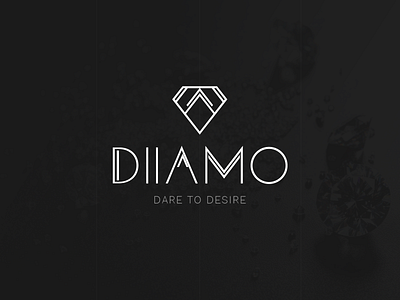 Diiamo - Logo Design brand design branding design diamonds fancy logo logotype