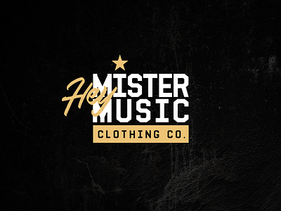 Hey Mister Music Clothing Co. - Logo Design brand design branding design logo logotype music reggae rock typography vector