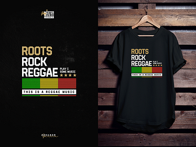 Roots Rock Reggae - Hey Mister Music T-Shirt - Black