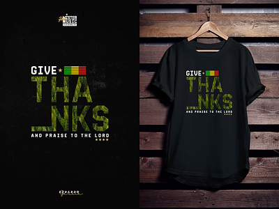Give Thanks - Hey Mister Music T-Shirt - Black bob marley music reggae t shirt design