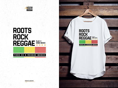 Roots Rock Reggae - Hey Mister Music T-Shirt - White bob marley music reggae rock roots t shirt design typogaphy