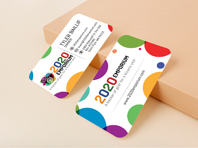 Business Card Design Project for '2020 Emporium' brand brand designer brand identity branding business business card design fresh identity logo design logo designer