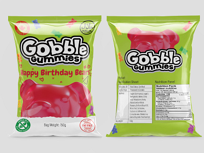 'Gobble' Packaging Design Concept brand designer brand identity branding design fresh colors identity logo design logo designer