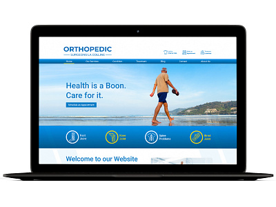 'Orthopedic' Website UI Design