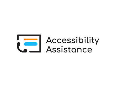 'Accessibility Assistance' Logo Design Concept brand designer brand identity business design fresh fresh colors illustration logo logo design logo designer sports ui