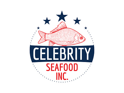 Logo Design Project for 'Celebrity Sea Food' abstract amazing brand identity branding classic graphic designer logo logo designer ravi verma unique