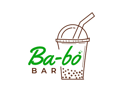 Logo Design concept for 'Ba-bo Bar' abstract amazing brand identity branding classic graphic designer logo logo designer ravi verma unique