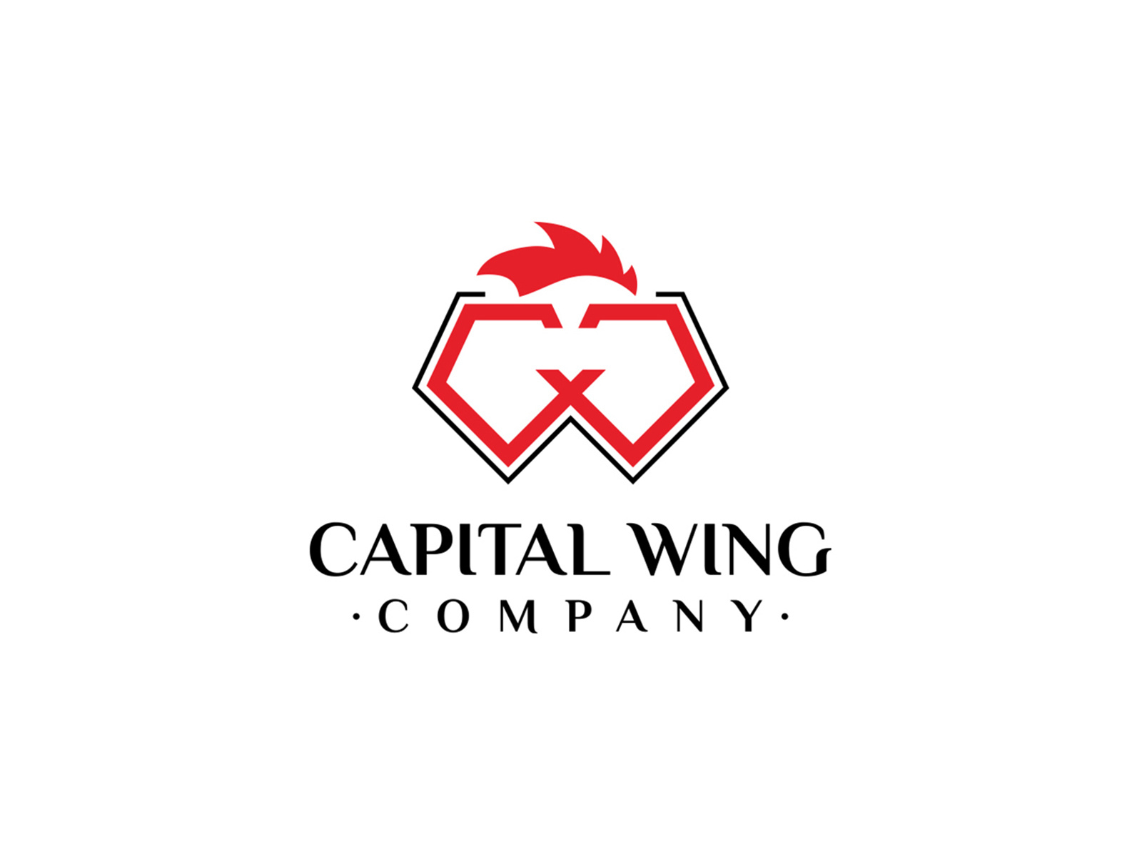 Logo Design Concept for 'Capital Wing Company' by Ravi Verma on Dribbble
