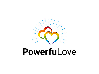 'PowerfuLOVE' Logo Design Concept ravi verma