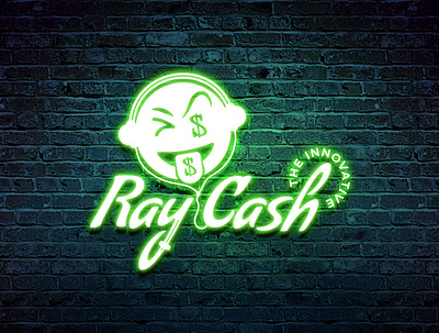 'Ray Cash' Logo Design Concept ravi verma