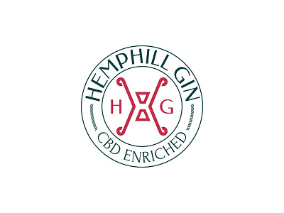 'Hemphill Gin' Logo Design Concept ravi verma