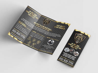 'ArchAngel Security and Protection' Tri-Fold Brochure Design Pro ravi verma