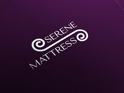 'Serene Mattress' Logo Design Concept verma