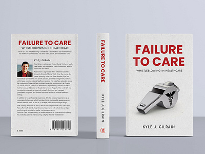 'Failure to Care' Book Cover Design Concept poster