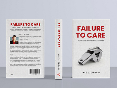 'Failure to Care' Book Cover Design Concept