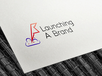 Logo Design concept for 'Launching a Brand' poster