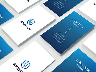 Business Card Design Concept for 'Bremen' webui