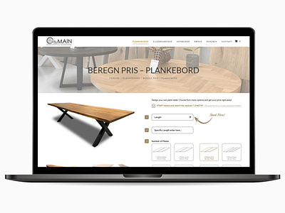 Webpage Project for 'ByMain Handcrafted Woodwork' webui