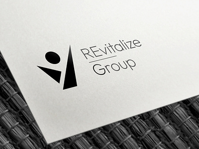 Logo Design concept for 'REvitalize Group' webui
