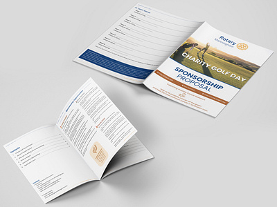 Brochure Design concept for 'Rotary Manningham'