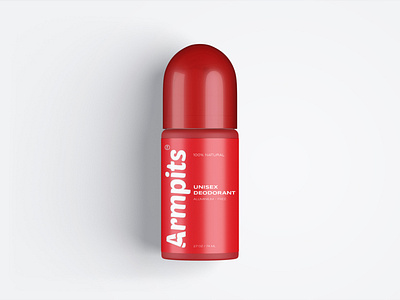 Deodorant Label Design Concept for 'Armpits' webui