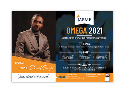 Flyer Concept for 'Omega 2021'