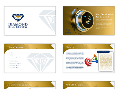 PowerPoint Design Project for 'Diamond Bill Review' vehicle wrap