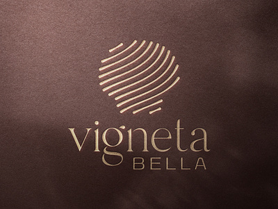 Vigneta Bella logo design vehicle wrap