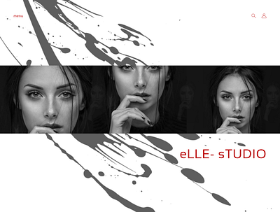 elle studio design figma minimal ui ux web