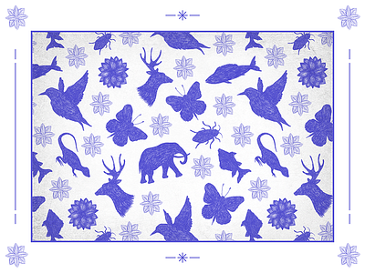 Pattern / Wild Animals animals design drawing illustration nature pattern wild