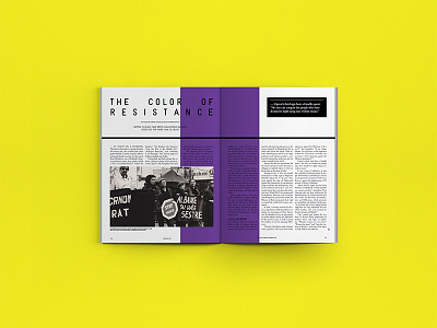 Kosovo 2.0 - Editorial Design black editorial layout magazine minimal mockup print violetdesign yellow