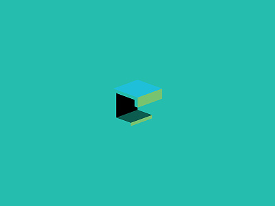 Creature Paris - Logo 3d box c colors icon letter logo minimal typography vector