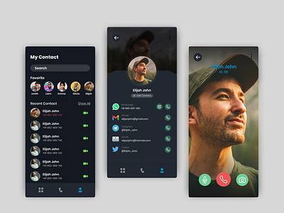 Contact App Concept