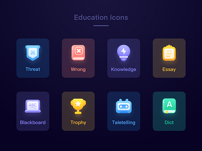 Education icon app branding icon illustration logo minimal typography ui vector web