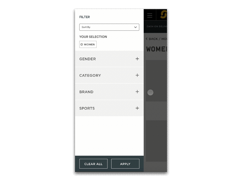 Slider menu filter sample e commerce filter gif mobile menu principleformac