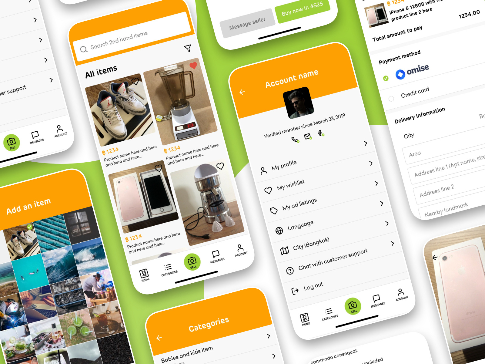 Second hand app platform by Jason Angeles on Dribbble