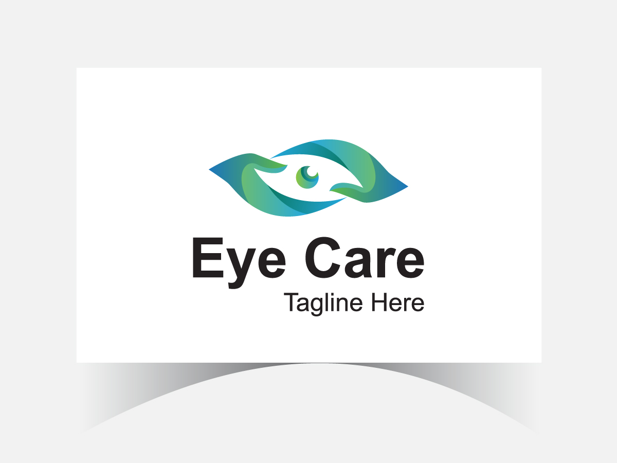 Creative eye concept logo design template Vector Image