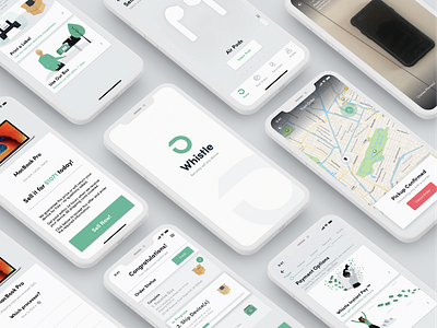Whistle! A Simple Marketplace App iphone12 ux uxdesign uxdesigner
