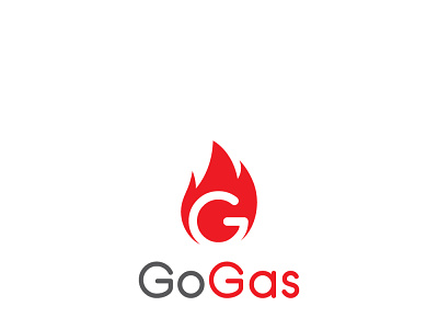 Go Gas custom logo minimalist logo modern logo typography unique logo
