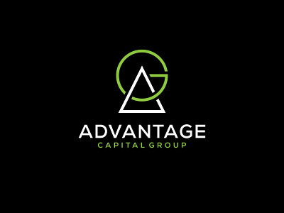 Advantage Capital Group custom logo logo design minimalist logo modern logo